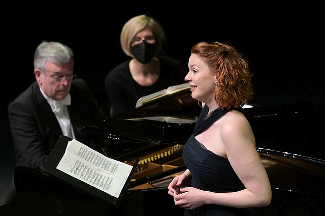 Catriona Morison als Vertretung für Claudia Mahnke beim Liederabend an