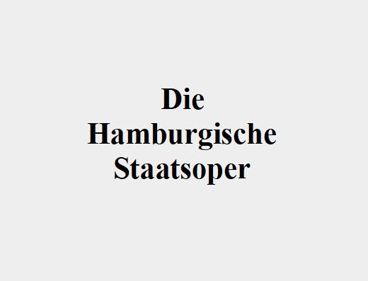 »Ruslan und Ljudmila« ab 9. November an der Hamburgischen Staatsoper