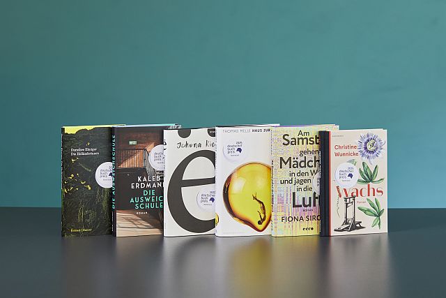 Deutscher Buchpreis 2025: Sechs Romane im Finale