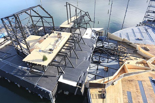 In Bregenz entsteht das »La traviata«-Bühnenbild