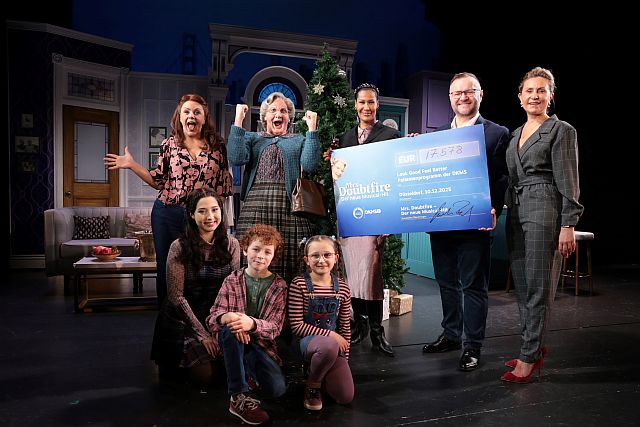 Vorweihnachtliche Freude beim Musical »Mrs. Doubtfire«