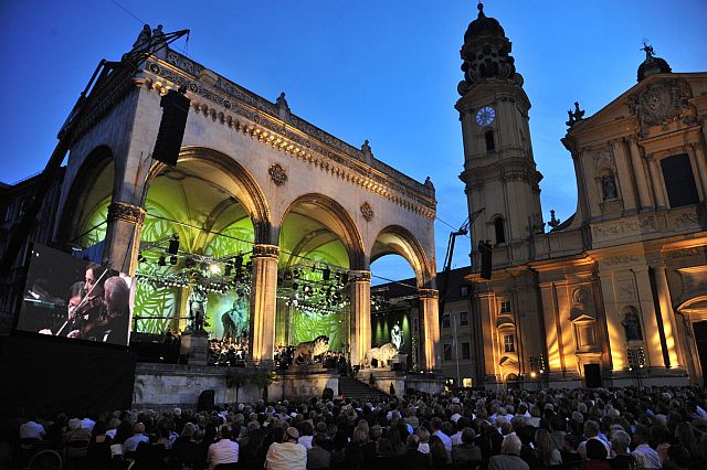 Klassik am Odeonsplatz 2026 in Radio, TV und Livestreams