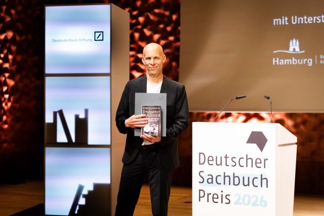 Konstantin Richter erhält den Deutschen Sachbuchpreis 2026