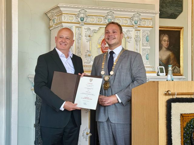 Intendant Achim Lenz mit dem Kulturpreis der Stadt Bad Gandersheim geehrt